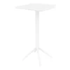 Pemberly Row 24 Inch Square Folding Bar Table In White Finish