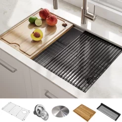 Kraus KWU110-30 Kore 30" Undermount Single Basin Stainless Steel - Stainless