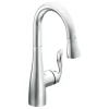 Moen Arbor Chrome 1-Handle High Arc Pulldown Bar Faucet