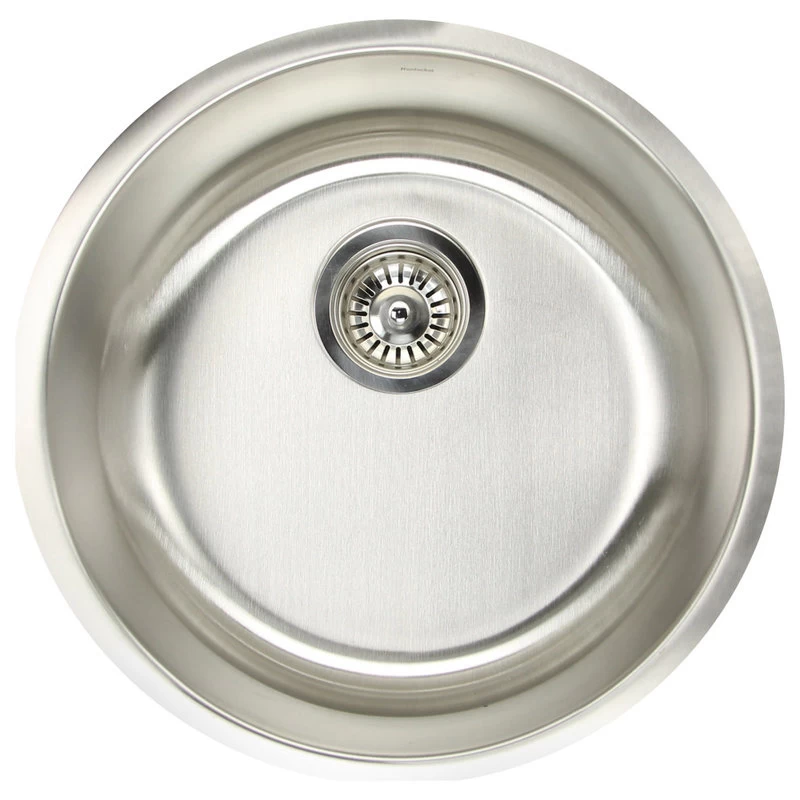 Nantucket Sinks Round Undermount Stainless Steel Bar And Prep Sink, 18 Gauge