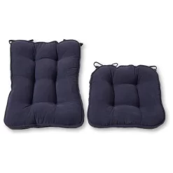 Hyatt Standard Rocking Chair Cushion Set, Denim