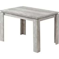 Dining Table 48" Rectangular Small Kitchen Dining Room Laminate Grey