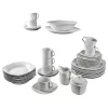 Entertaining Sets 45-Piece Square Dinnerware Set