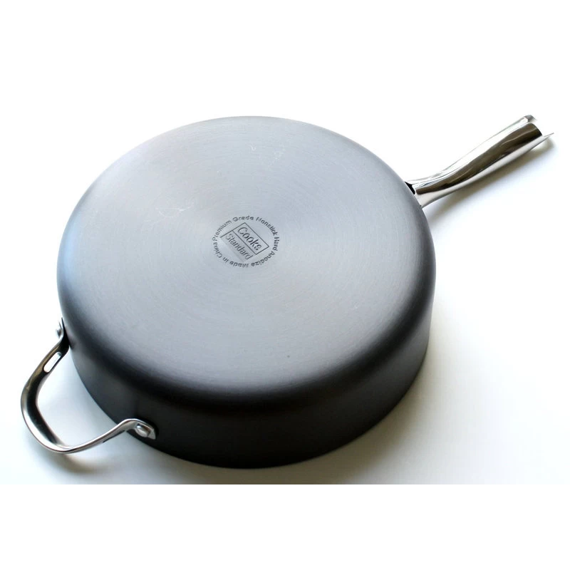 Cooks Standard 5Qt Hard Anodize Premium Grade Nonstick Saute Pan With Cover, 11" - Image 5
