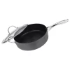 Cooks Standard 5Qt Hard Anodize Premium Grade Nonstick Saute Pan With Cover, 11"