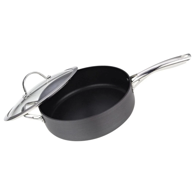 Cooks Standard 5Qt Hard Anodize Premium Grade Nonstick Saute Pan With Cover, 11"