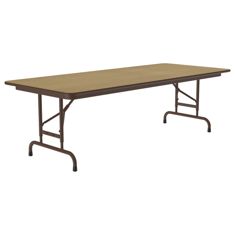 Correll Adjustable Height High Pressure Top Folding Table CFA3060PX-16 - Image 3