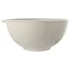 Antique White Vintage Reproduction Stoneware Batter Bowl