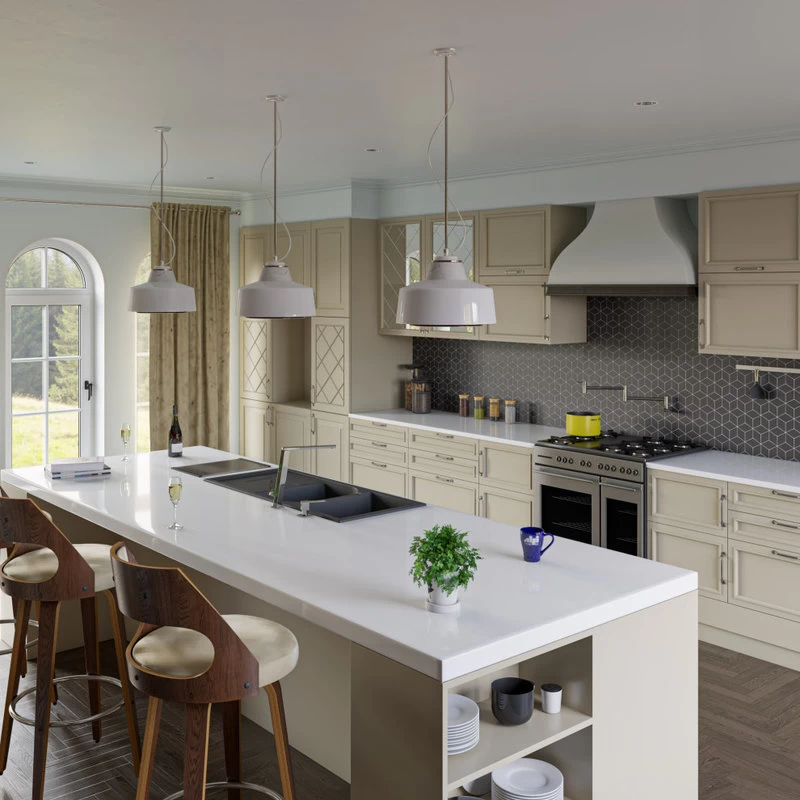 ALFI Brand Black 46" Double Bowl Granite Composite Kitchen Sink With Drainboard - Image 4