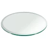 Glass Table Top: 56 Inch Round 3/8 Inch Thick Beveled Polish Tempered