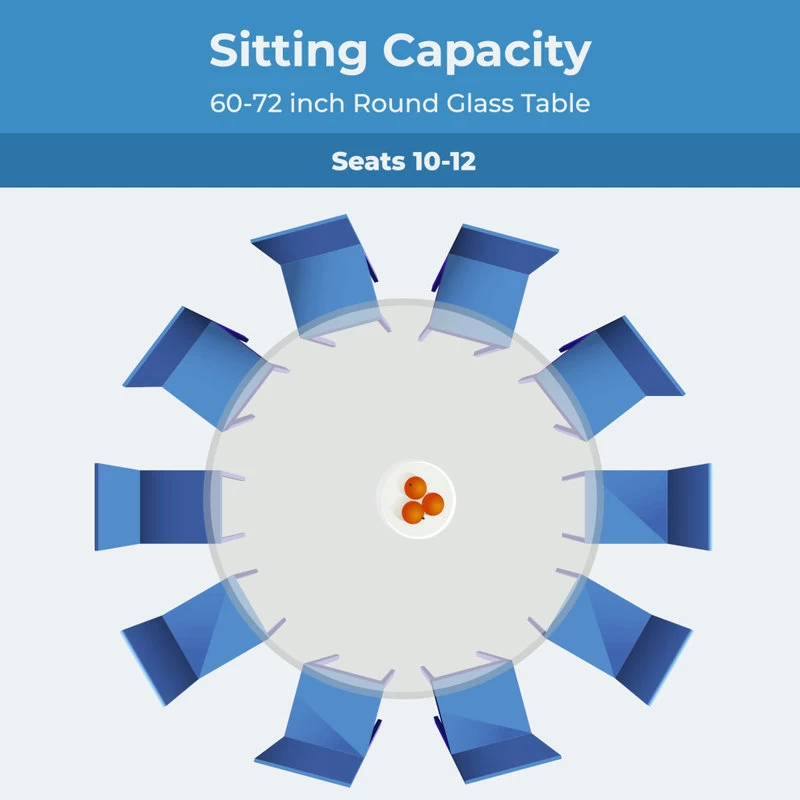 Glass Table Top: 60 Inch Round 1/2 Inch Thick Flat Polished Tempered - Image 5