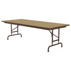 Correll Adjustable Height High Pressure Top Folding Table CFA3060PX-16