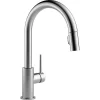 Delta Trinsic Single Handle Pull-Down Kitchen Faucet, Arctic Stainless