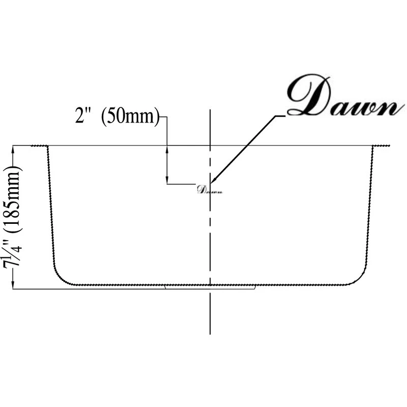Dawn Undermount Single Bowl Bar Sink - Image 3