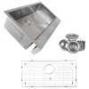 Nantucket Sinks EZApron 33-5.5 Farmhouse Stainless Sink