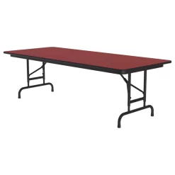 Correll Adjustable Height High Pressure Top Folding Table CFA3060PX-35
