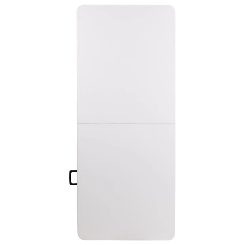 Bowery Hill 30" X 72" Plastic Folding Table In White - Image 2