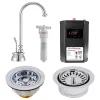 Instant Hot Water Dispenser, Digital Tank, Filter And Flanges, Polished Chrome