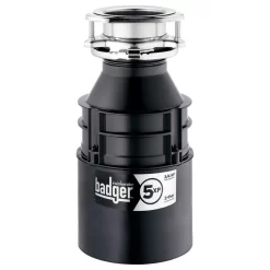 InSinkErator Black Garbage Disposal Without Power Cord, BADGER5XP