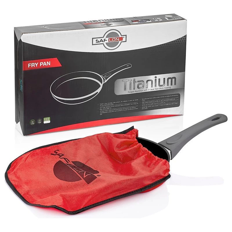 Saflon Titanium Nonstick Fry Pan, 4mm Forged Aluminum, PFOA Free, 11" - Image 5