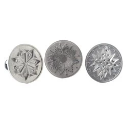 Nordic Ware Nordicware 3 Inch Starry Night Heirloom Cookie Impressions Stamp Set