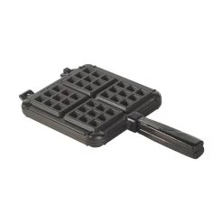 Nordic Ware Original Stovetop Black Cast Aluminum Belgian Waffler