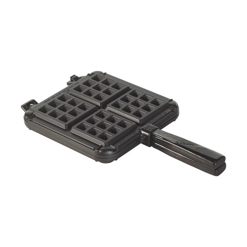 Nordic Ware Original Stovetop Black Cast Aluminum Belgian Waffler