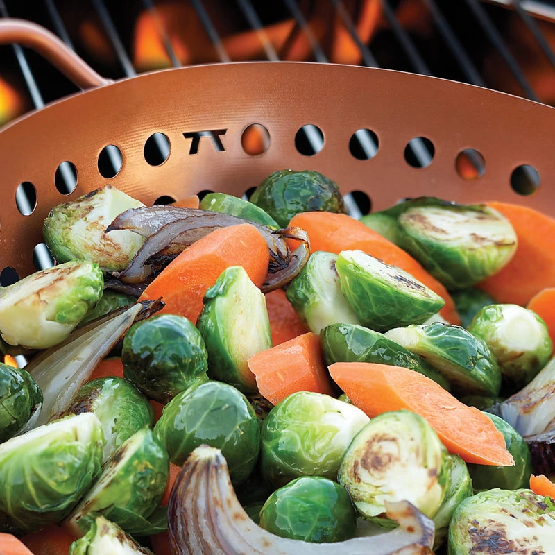 Grill Wok With Handles - Image 2