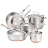 Nouvelle Copper Stainless Steel 10-Piece Cookware Set