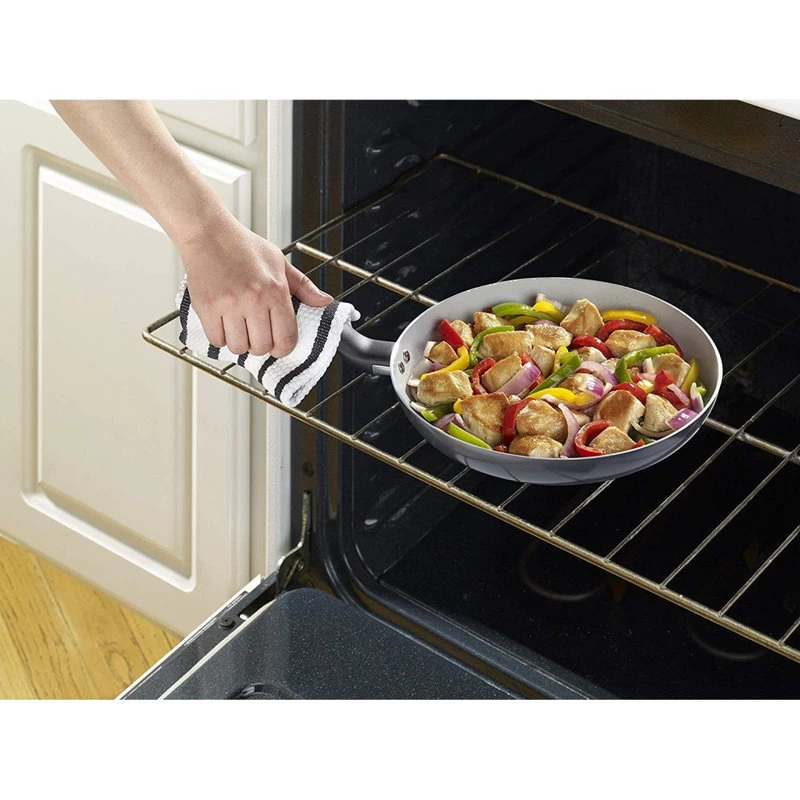 Initiatives Ceramic Black 8.5" And 10.5" Fry Pan Set - Image 4