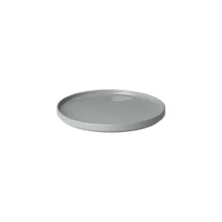 Blomus Pilar Dessert Plate, Set Of 4, Mirage Gray, 11"