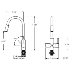 HotMaster 4 In 1 Instant Hot Kitchen Faucet With Tank And Accessories, Oil Rubbe