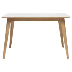 GDF Studio Elsinore Finished Wood Dining Table, Natural Oak