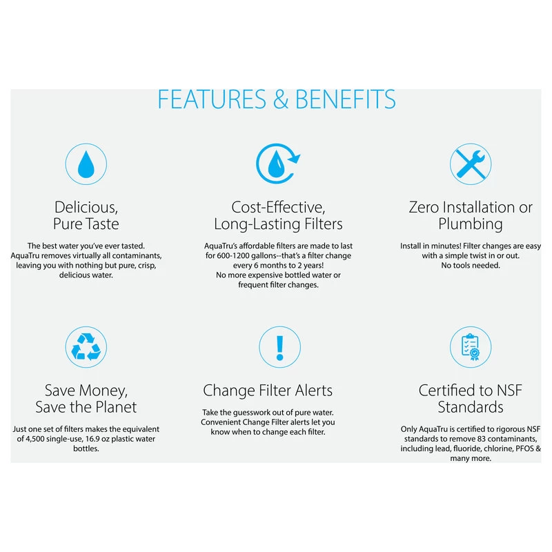 AquaTru - Countertop Water Filtration Purification System With Exclusive 4-Stage - Image 4