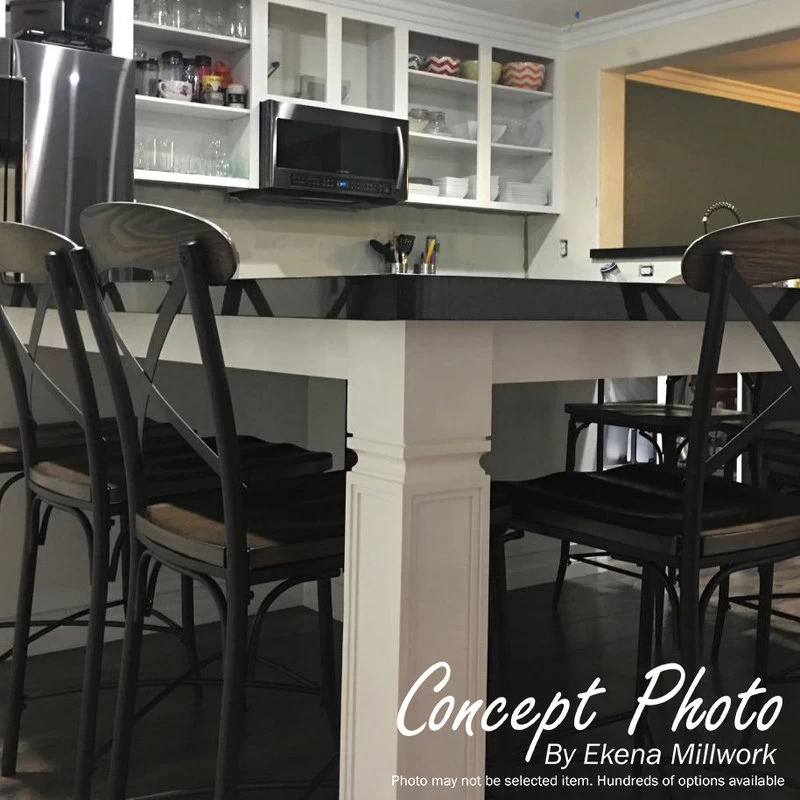 Traditional Cabinet Column, Rubberwood, 5"W X 5"D X 35 1/2"H - Image 10