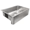 Percy 32" Farmhouse Stainless Steel Single Bowl Kitchen Sink, Brushed