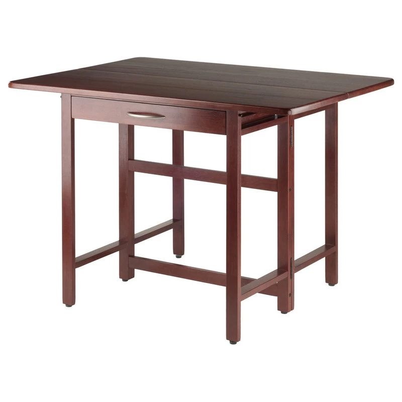 Winsome Taylor Drop Leaf Dining Table In Walnut Finish - Image 2