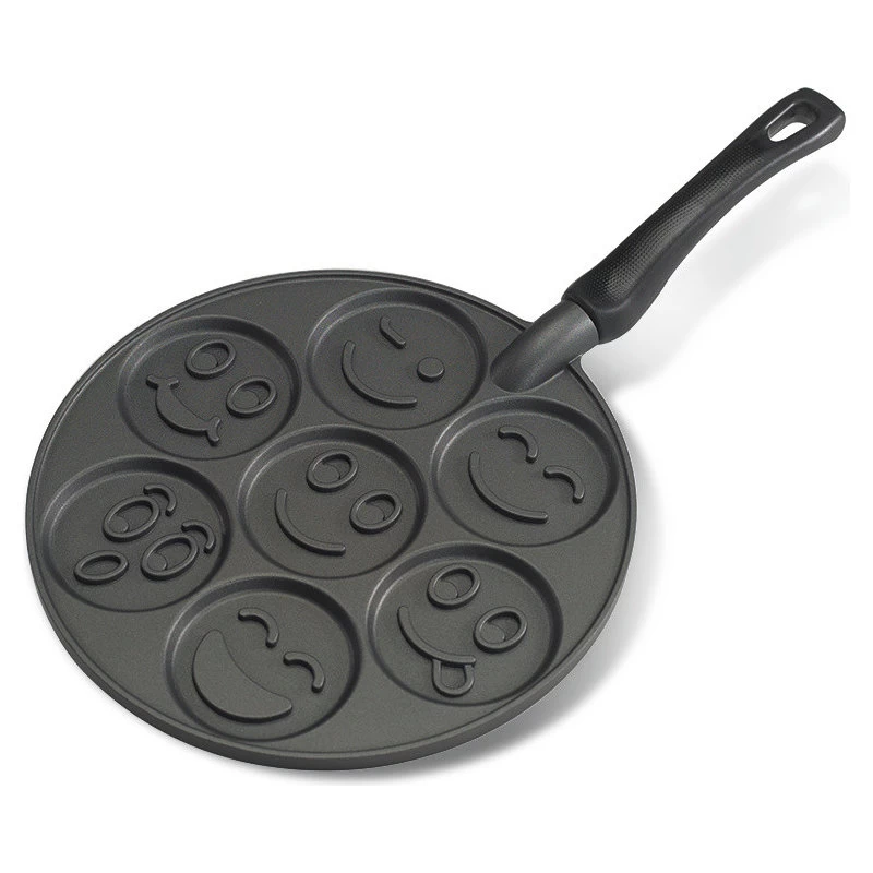 Nordic Ware Cast Aluminum Smiley Face Pancake Pan