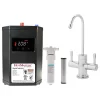 Contemporary 10" Hot And Cold Water Dispenser With HotMaster DigiHot Digital, Polished Chrome