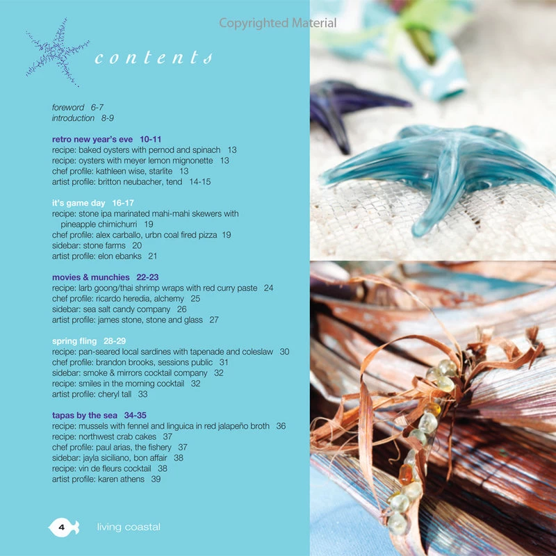 "Living Coastal: Inspirations For Entertaining, Decorating And Cooking" Cookbook - Image 2