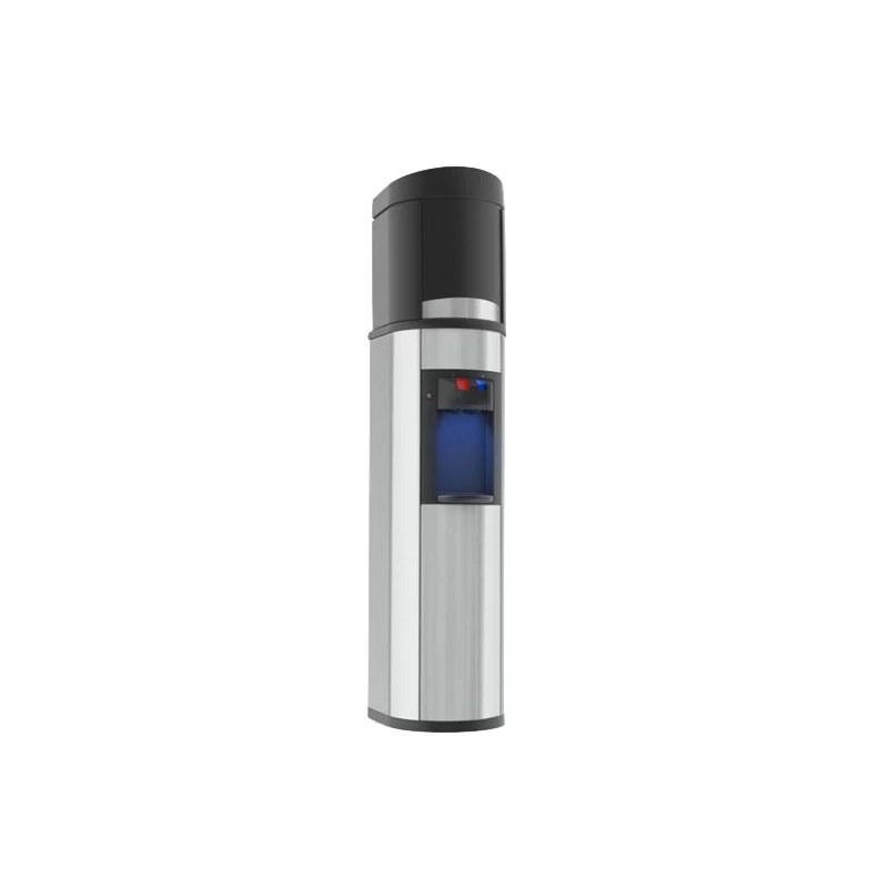 Absolu Water Cooler, Stainless Steel With Black Trim, Hot & Cold Water