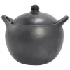 Ancient Cookware, Rounded Chamba Clay Soup Pot, 11x12x10.5