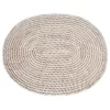 Artifacts Rattan Oval Placemat, White Wash, Medium