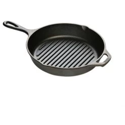 Lodge Cast Iron Round Grill Pan, 10-1/4 "