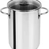 6.3" Cristel Mutine Collection Stainless Steel Asparagus Pot Stainless Steel