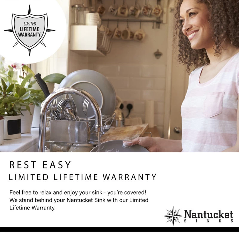 Nantucket Sinks Round Undermount Stainless Steel Bar And Prep Sink, 18 Gauge - Image 7
