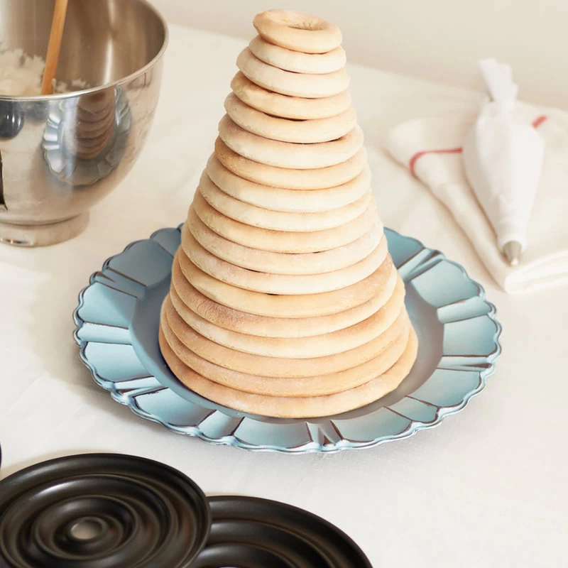 Fox Run 11640 Nonstick Kransekake Norwegian Dessert Ring Tower Mold Cake Forms - Image 4