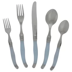 20 Piece Laguiole Ice Blue Flatware Set