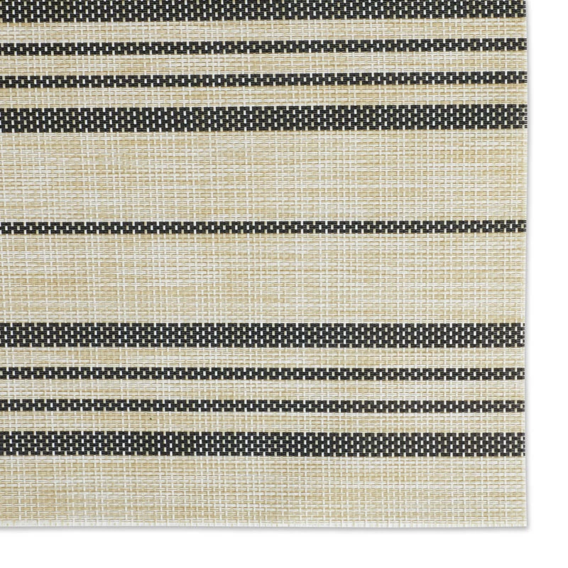 Black Farmhouse Stripe Pvc Woven Placemat Set Of 6 - Image 5