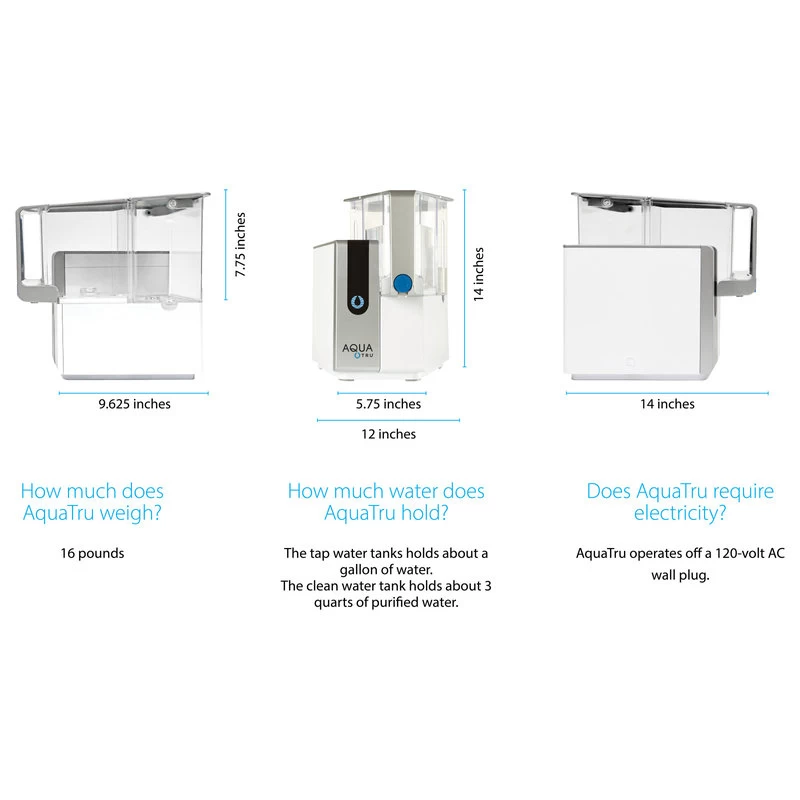 AquaTru - Countertop Water Filtration Purification System With Exclusive 4-Stage - Image 7
